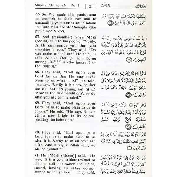 Interpretation of the Meanings of the Noble Quran by Dr. Mohammad Muhsin Khan