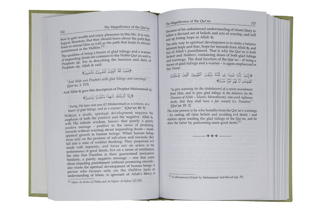 The Magnificence of The Quran by Muhmud ibn Ahmed ibn Salih Al-Dowsary