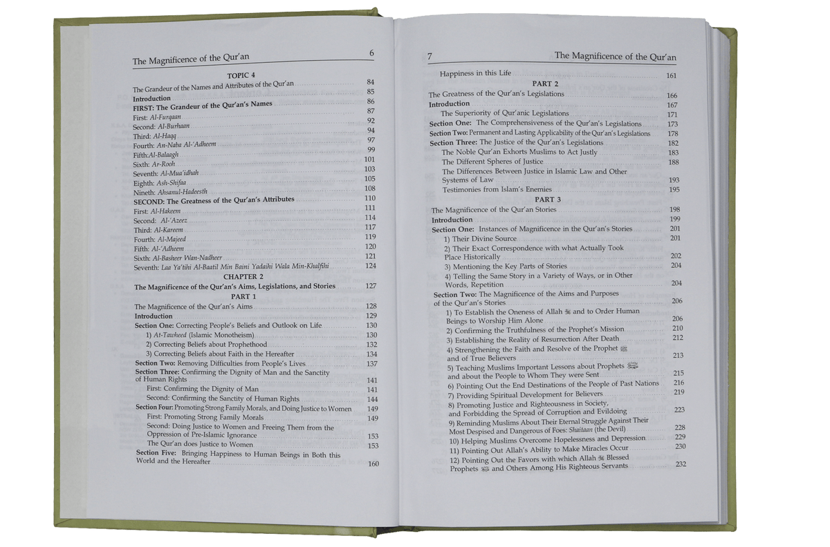 The Magnificence of The Quran by Muhmud ibn Ahmed ibn Salih Al-Dowsary