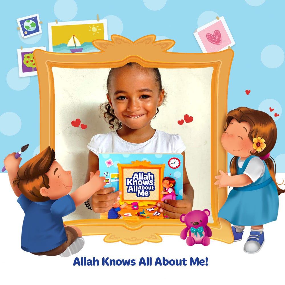 Allah Knows All About Me - Islamic Baby Book for Young Muslim Children
