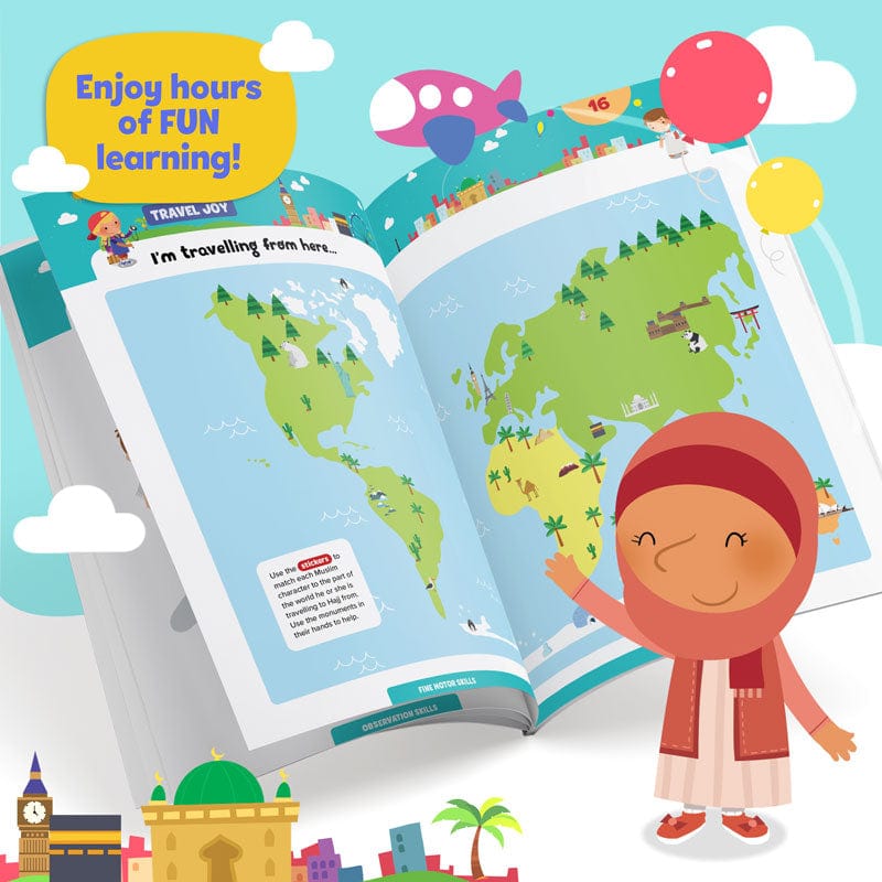 Hajj & Umrah Activity Book (Little Kids) 