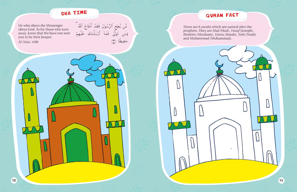 Quran Activity Book For Kids — Learn the Quran Through Fun Activities, Prayers & Facts