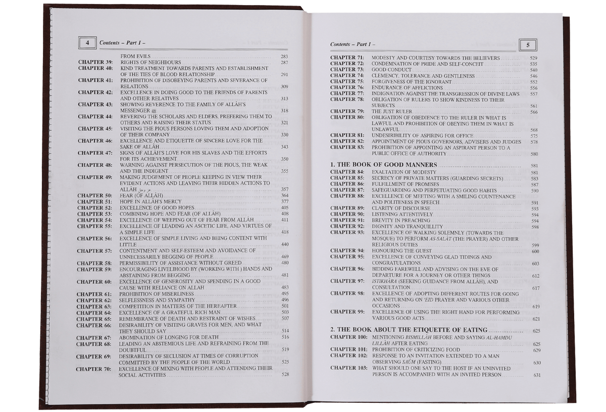 Riyad-us-Saliheen with English Translation | 2 Volumes