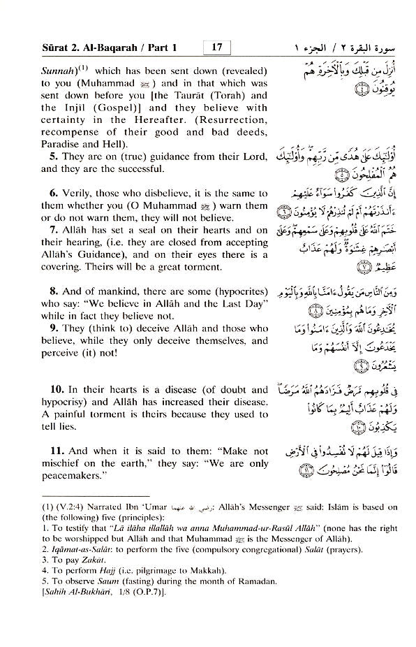 The Noble Quran — Arabic & English Parallel Text | Al-Hilali & Muhsin Khan Translation with Tafsir | Darussalam